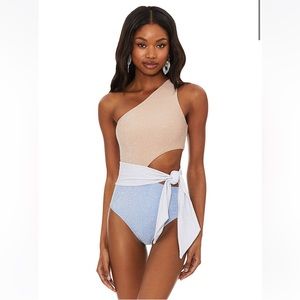 NEW Beach Riot - Carlie One Piece in Frost
